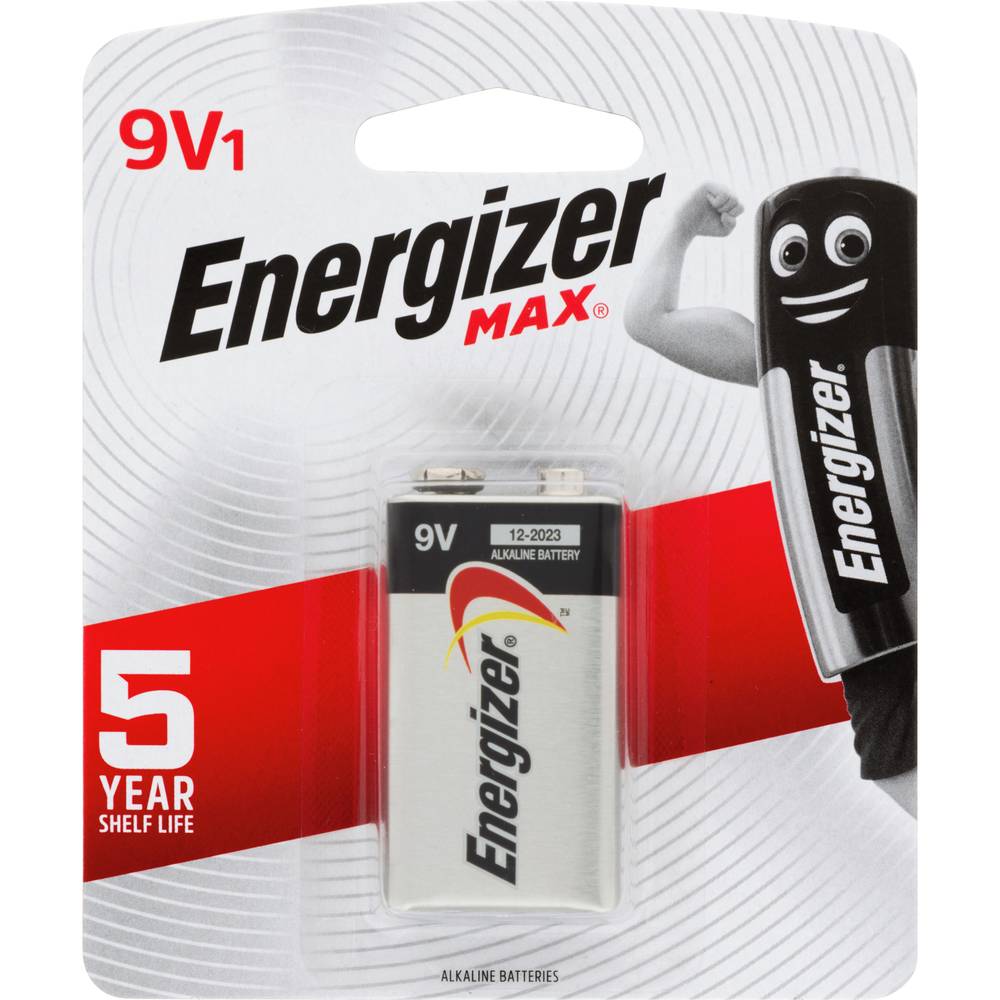 Energizer Max Battery 9v 1ea