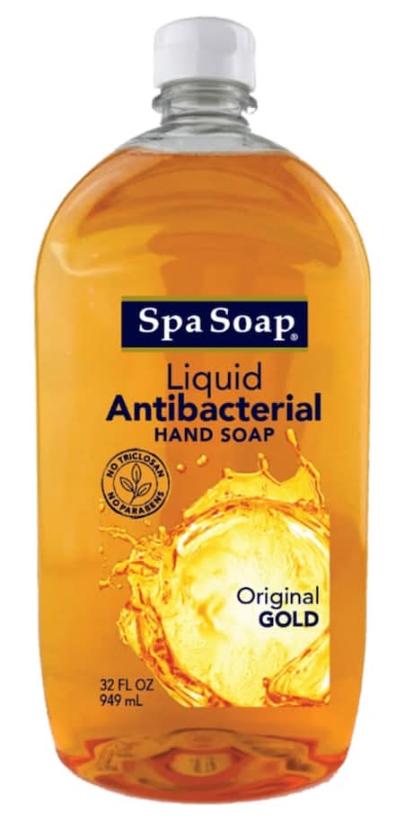 Spa Soap Antibacterial Liquid Hand Soap, Original Gold (32 fl oz)
