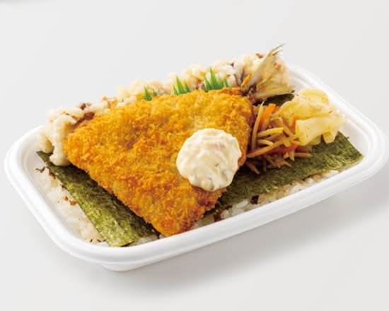 アジフライのりタル弁当（ソース）