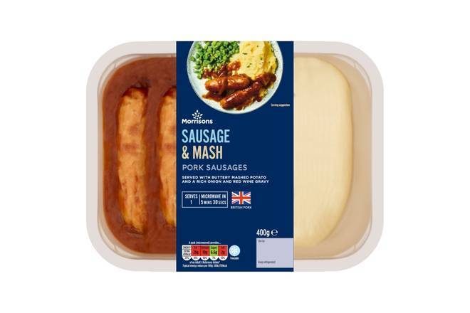 Morrisons Sausage & Mash 400g