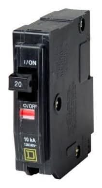 Square D Qo 20 Amp Single-Pole Circuit Breaker(Qo120Cp)