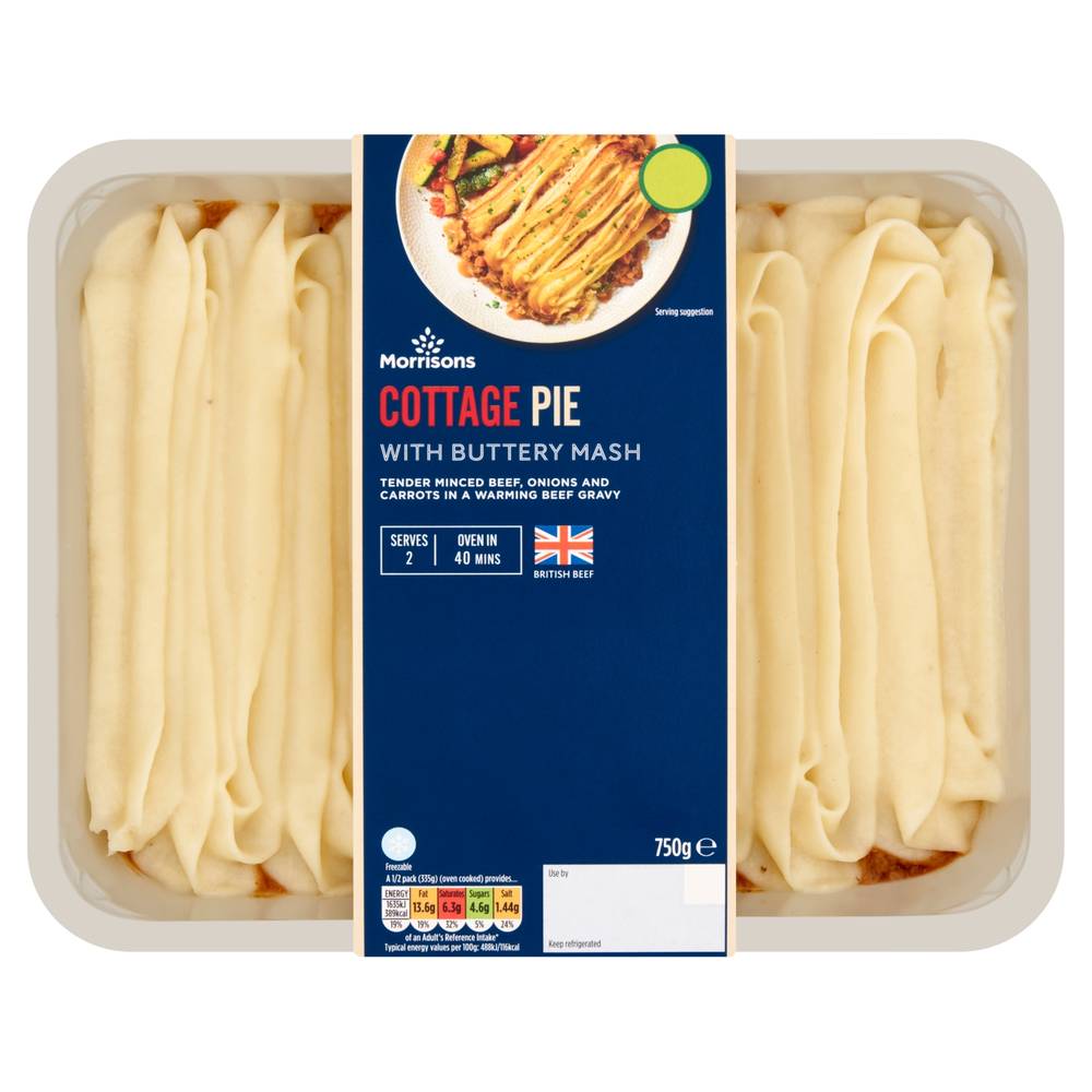 Morrisons Cottage Pie With Buttery Mash (750g)