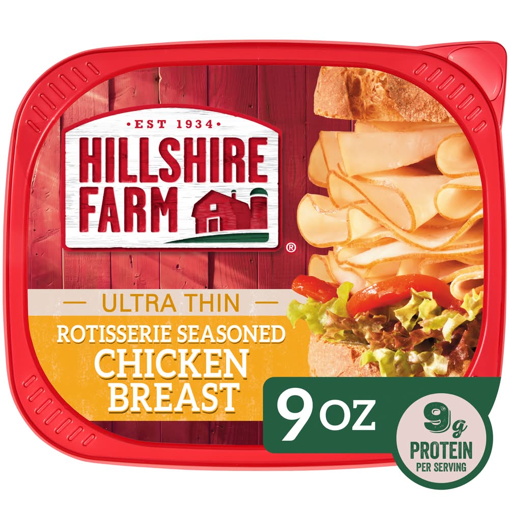 Hillshire Farm Ultra Thin Chicken Breast, Rotisserie Seasoned (9 oz)
