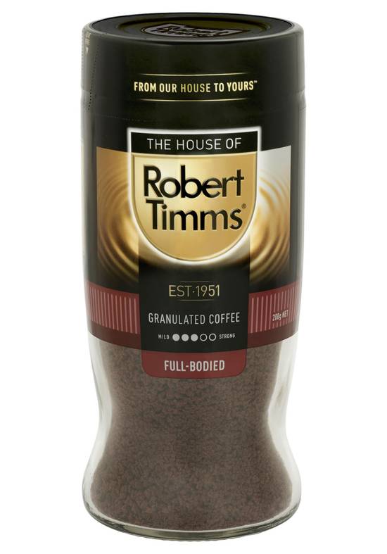 Robert Timms Premium Full Bodied Granulated Coffee 200g