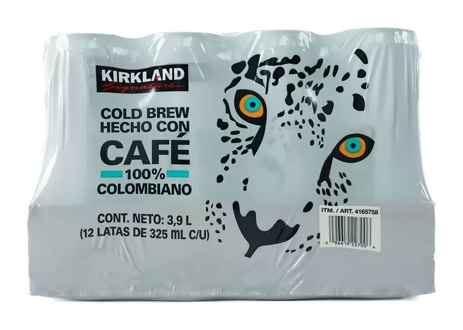 Kirkland Signature · Cold brew 100% café colombiano (12 x 325 ml)