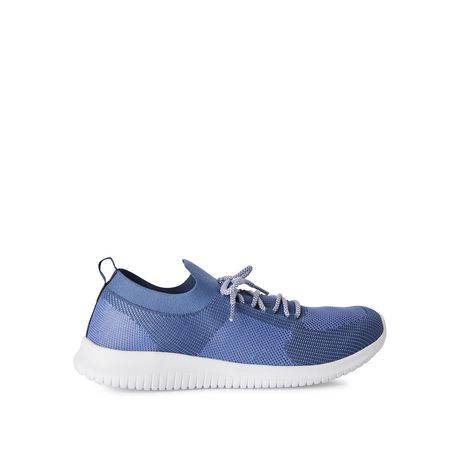 Athletic Works Men''s Knit Sneakers (Color: Navy, Size: 9)