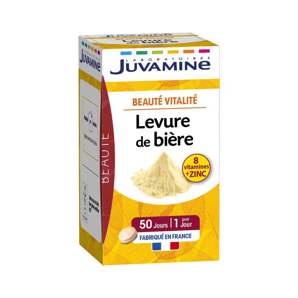 Juvamine - Levure de bière beauté vitalité (50 pièces)