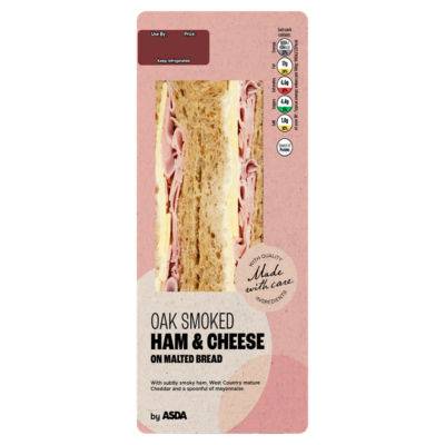 ASDA Oak Smoked Ham & Cheese on Malted Bread