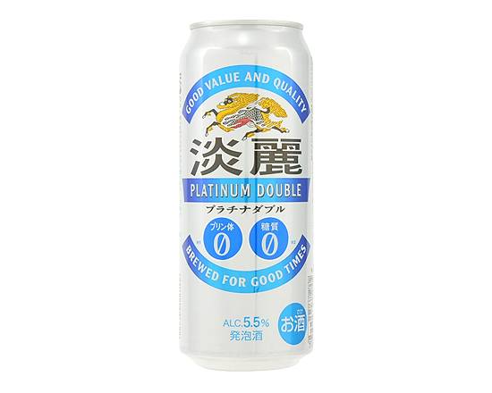 【アルコール】◎キリン淡麗プラチナダブル 500ml