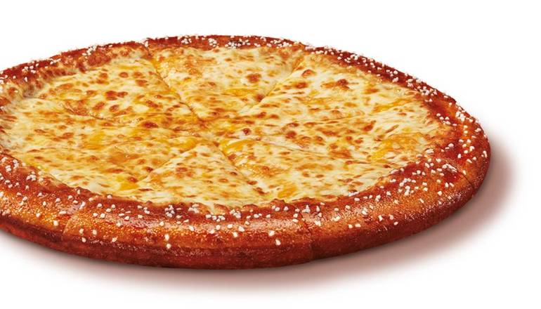 Medium Cheese Pretzel Crust Pizza with Cheese Sauce