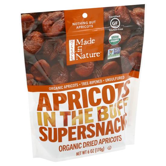 Made in Nature Organic Dried Apricots Supersnacks (6 oz)