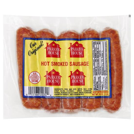 Parker House Hot Smoked Sausage