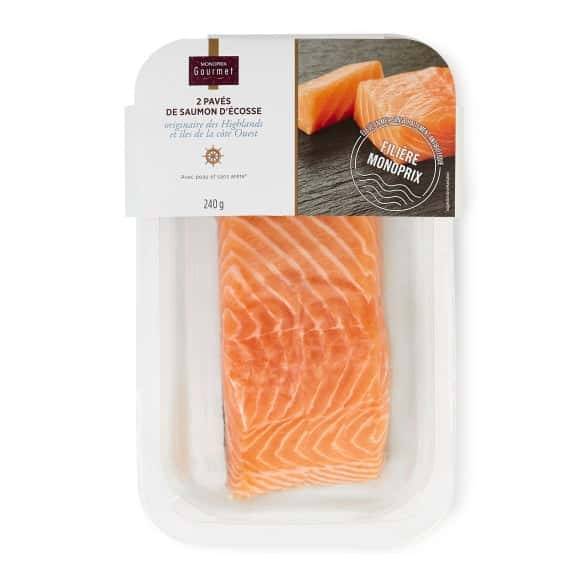 Monoprix Gourmet Paves De Saumon La Boîte De 240 G