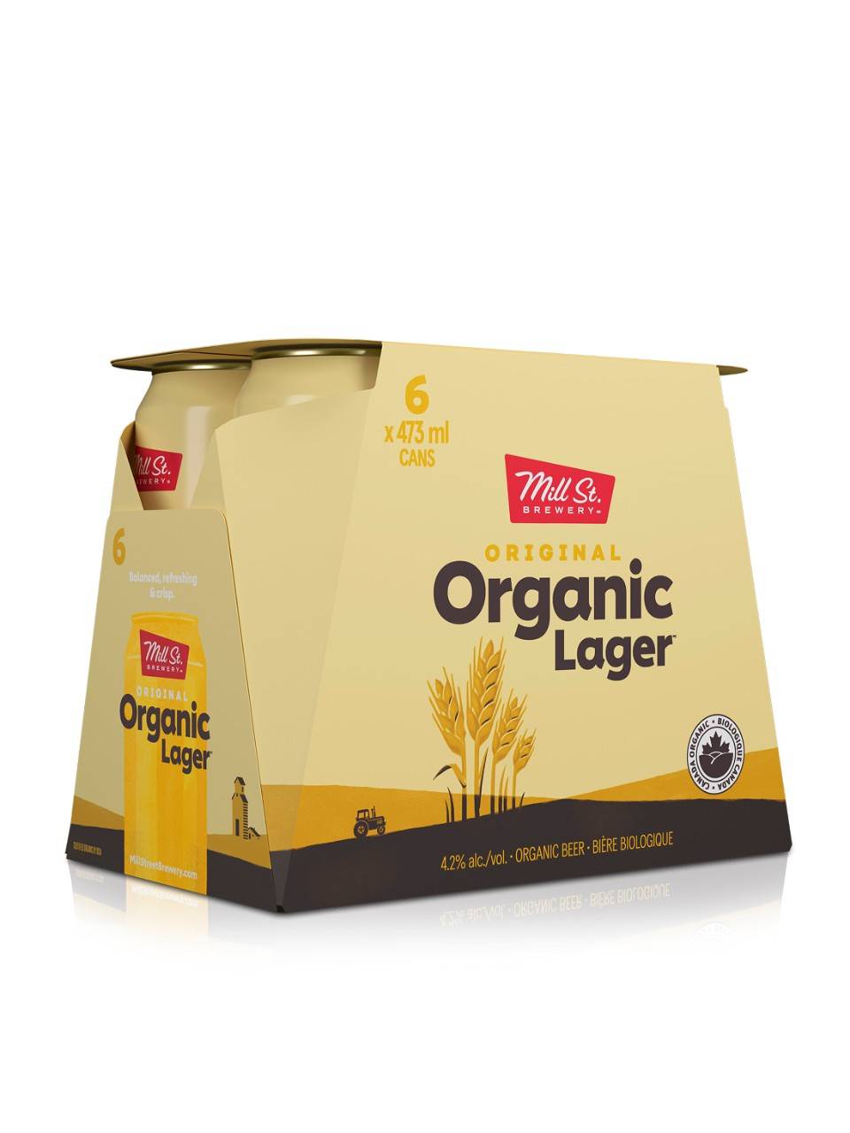 Mill St. Original Organic Lager Beer Cans (6 x 473 ml)