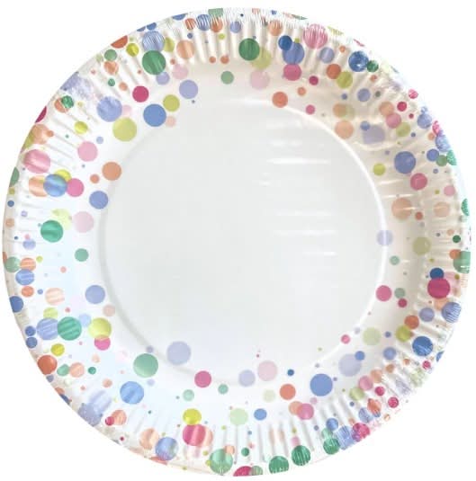 Nutmeg Home Bubbles Plate