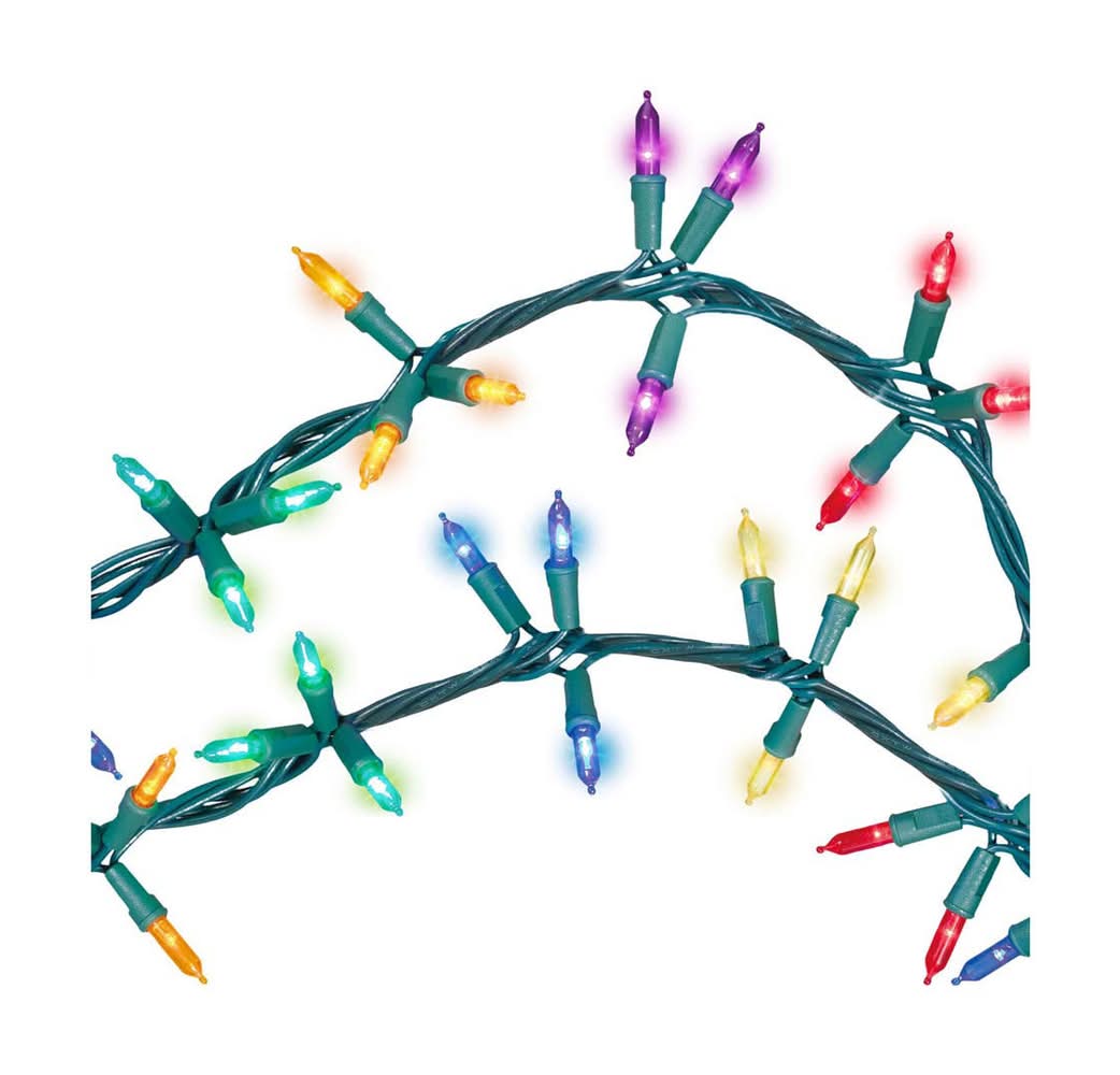 Christmas Decorative Garland Led Lights 90 Ct Assorted