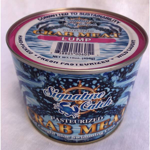 Signature Catch Blue Swimming Crab Meat Lump (16 oz)