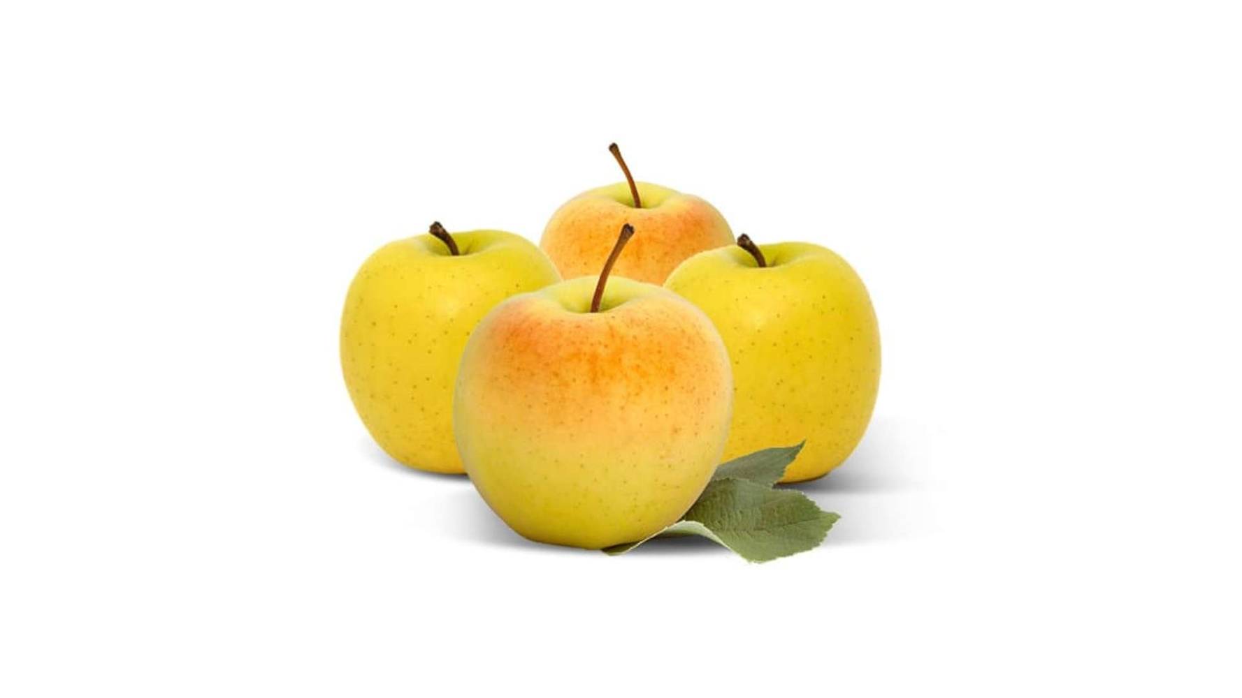 Monoprix Tous Cultiv'Acteurs Pommes Jaunes Golden Le lot de 4 fruits