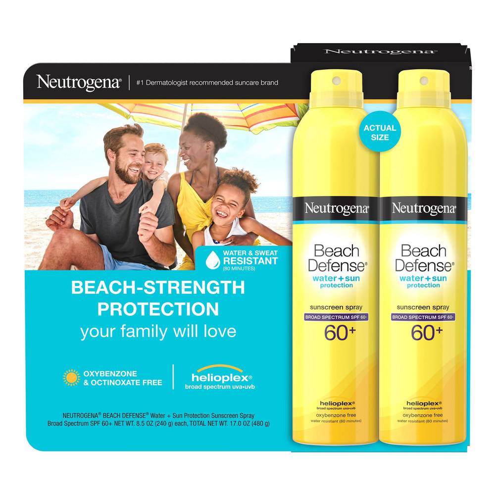Neutrogena Beach Defense Sunscreen Spray (2 ct)