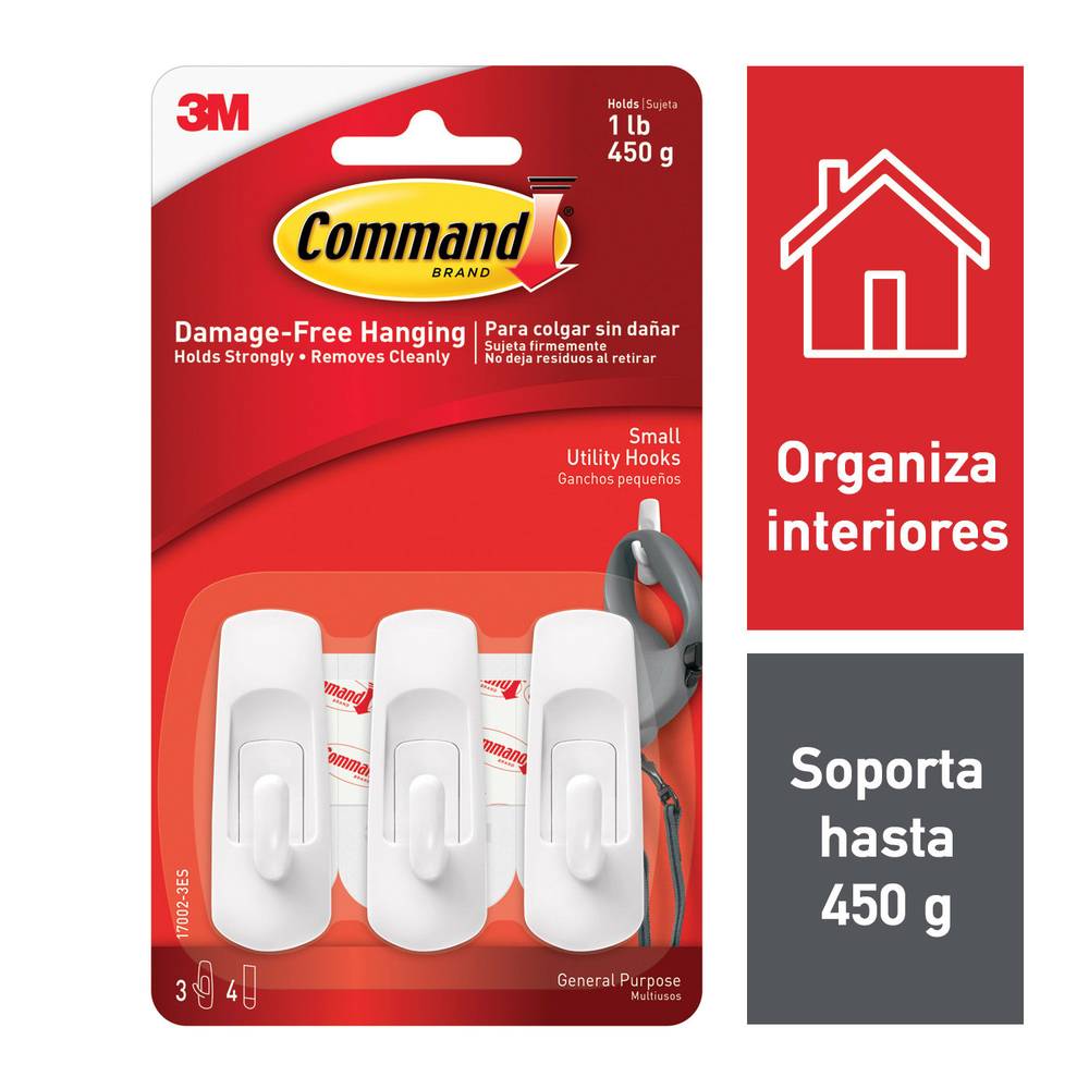 3M · Gancho command pequeño (3 un)