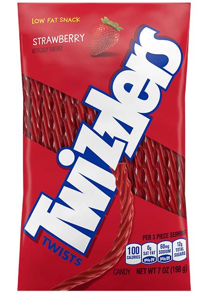Twizzlers Twists Strawberry Licorice 7oz