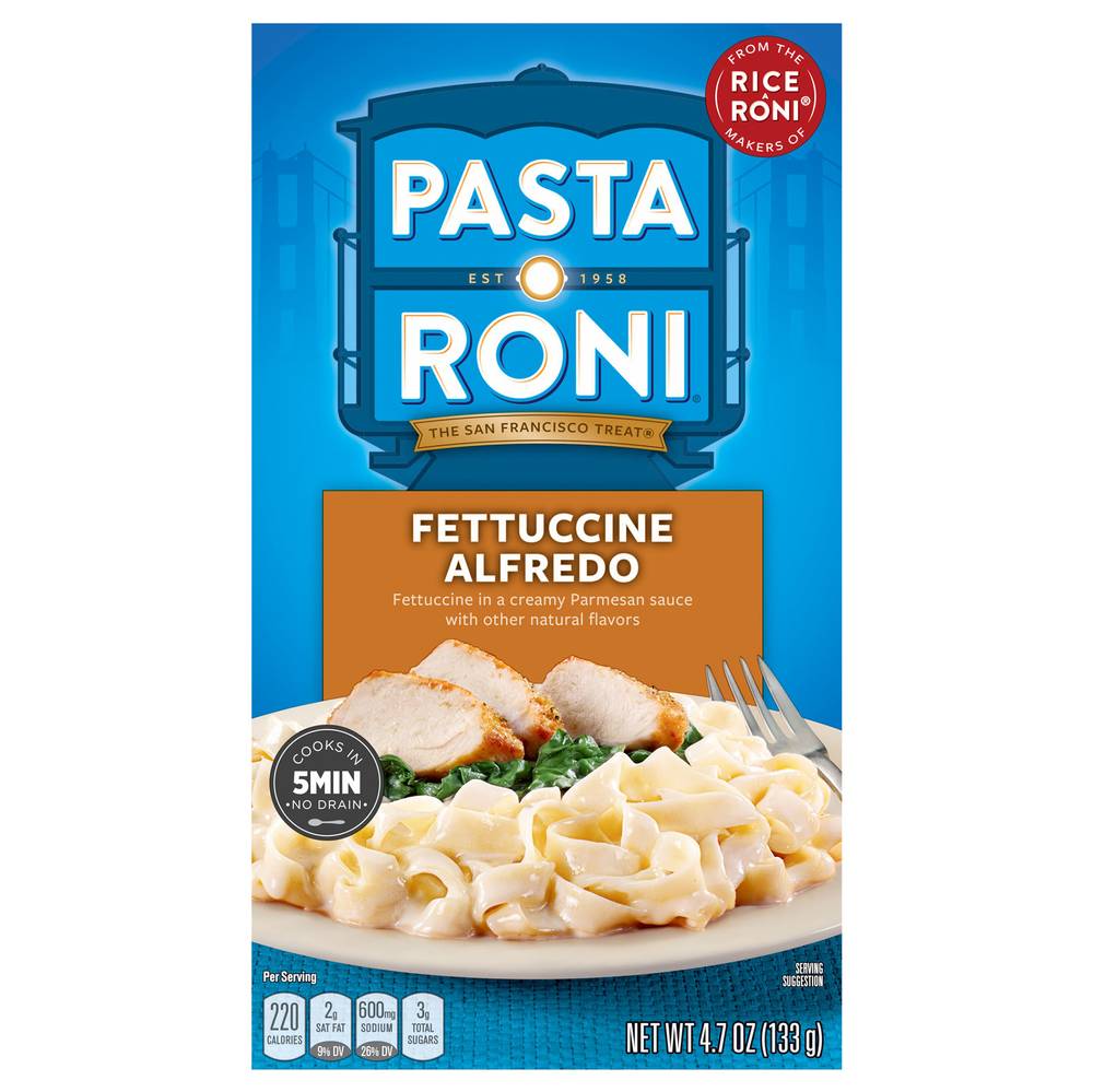 Pasta Roni Fettuccine Alfredo Pasta