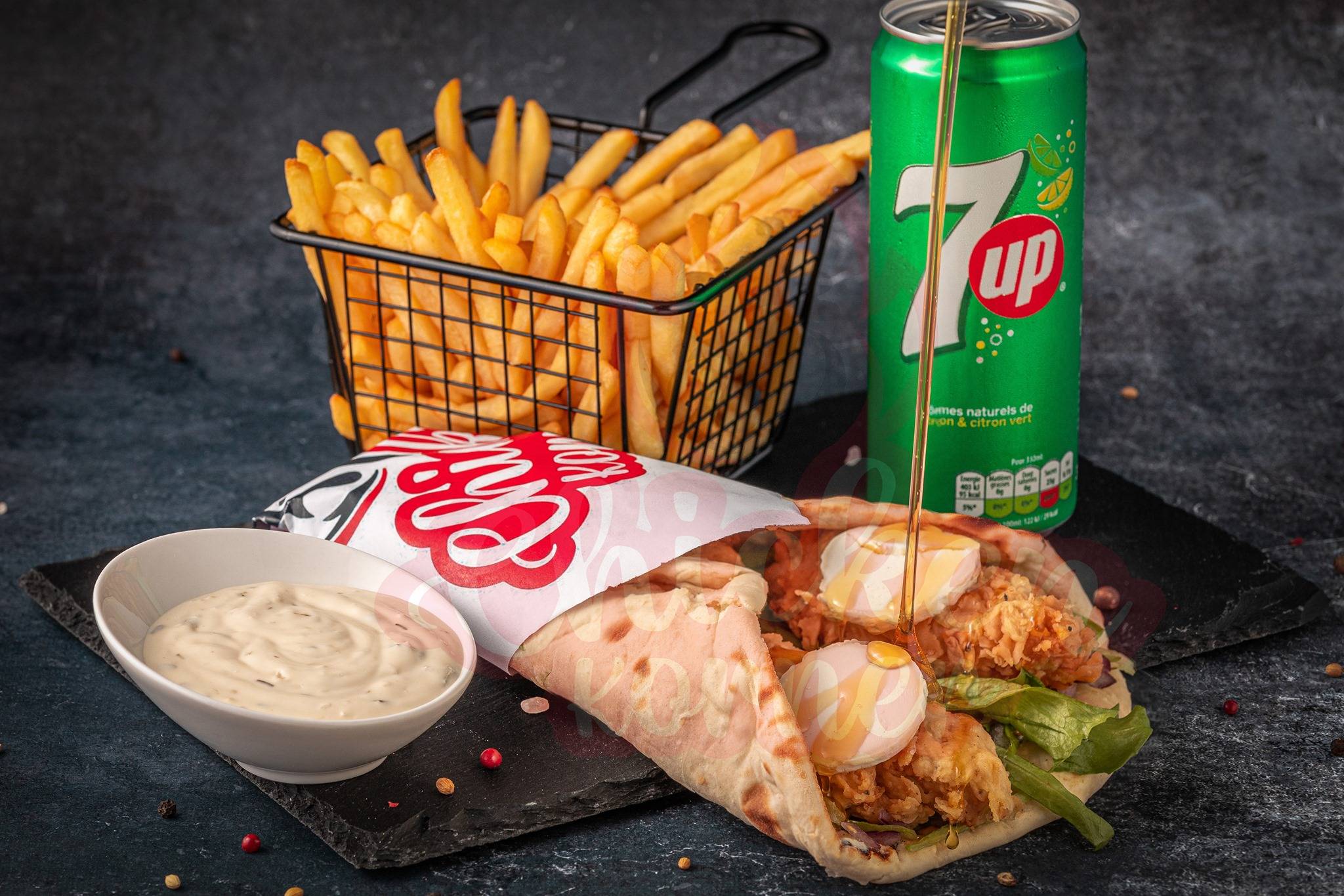 Tenders Naan chèvre miel 🍯