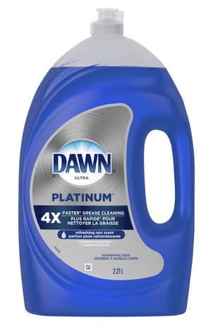 Dawn Platinum Dishwashing Detergent, Refreshing Rain (2.21 L)