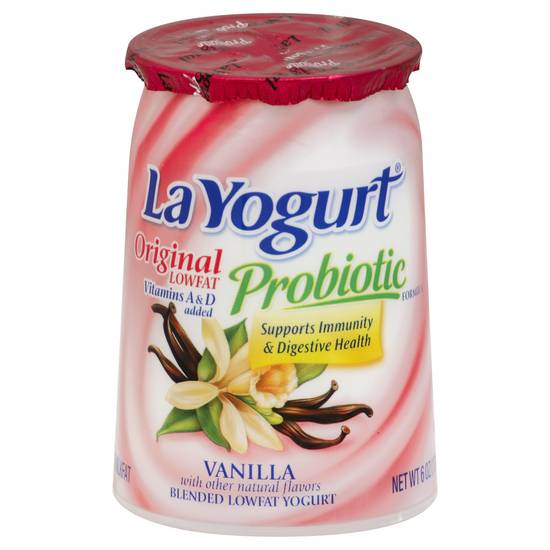La Yogurt Original Blended Vanilla Lowfat Yogurt