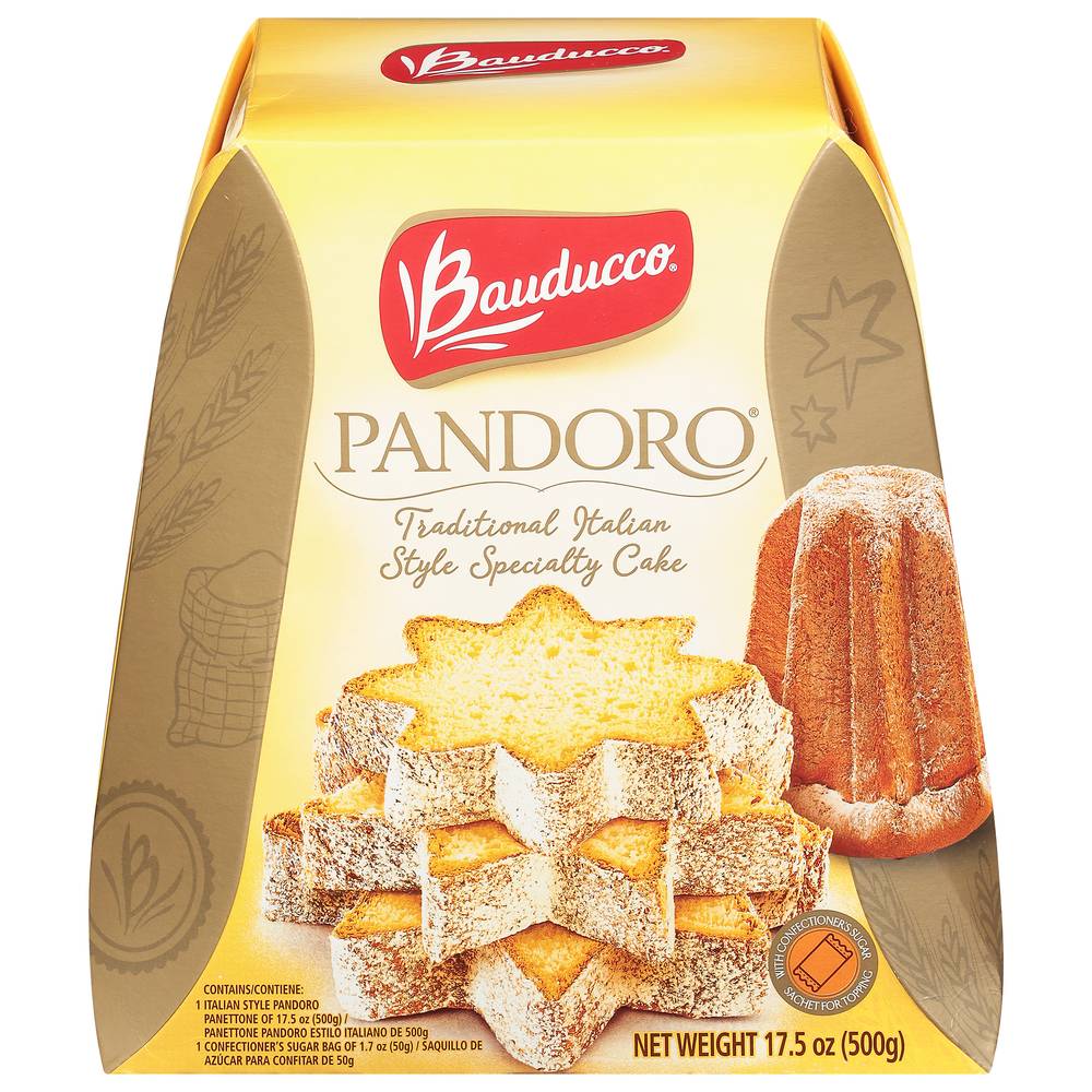 Bauducco Pandoro Traditional Italian Style Specialty Cake (1.09 lbs)