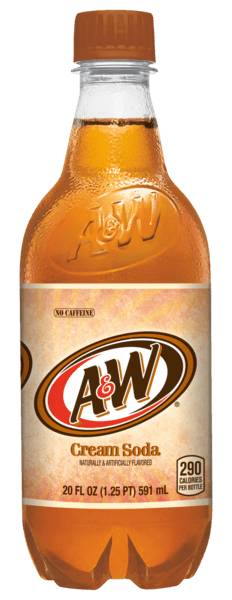 A&W Cream Soda 20oz