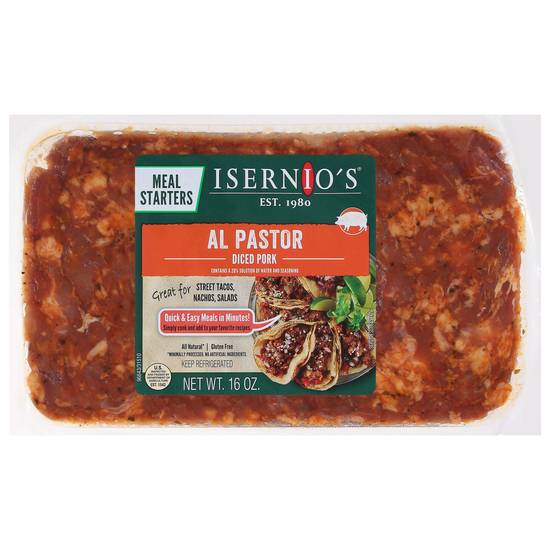 Isernio's Meal Starters Al Pastor Diced Pork