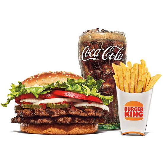 Order Double WHOPPER® Meal food online from Latin American Cuban Cuisine store, Ann Arbor on bringmethat.com