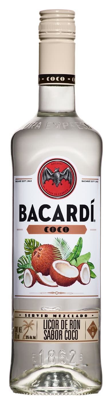 Bacardí · Licor de ron, coco (700 ml)