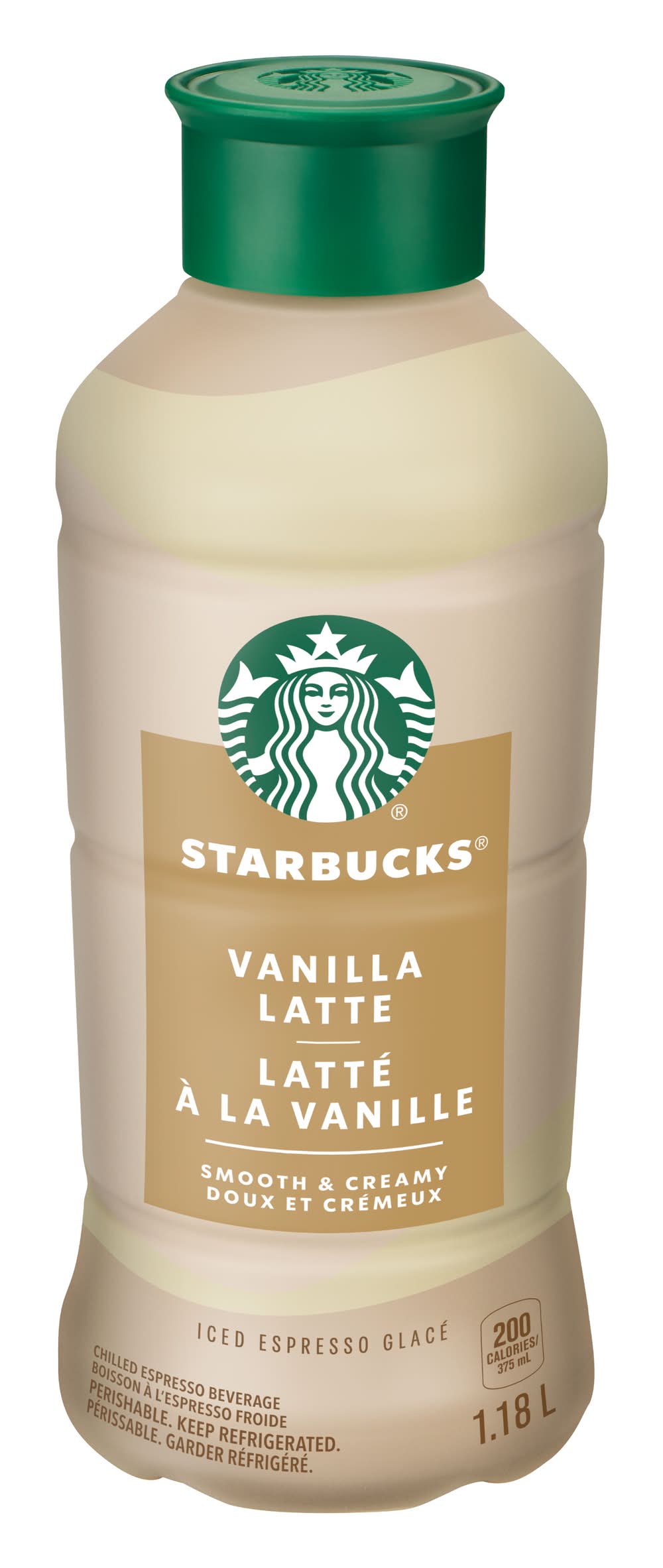 Starbucks Iced Espresso Glacé Vanilla Latte Drink (1.18 L)