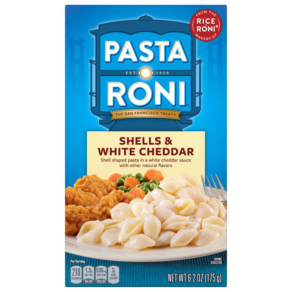 Pasta Roni Shells Pasta, White Cheddar (6.2 oz)