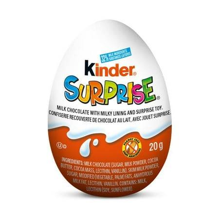 Kinder Surprise Milk Chocolate Egg Lined With Toy (20 g)