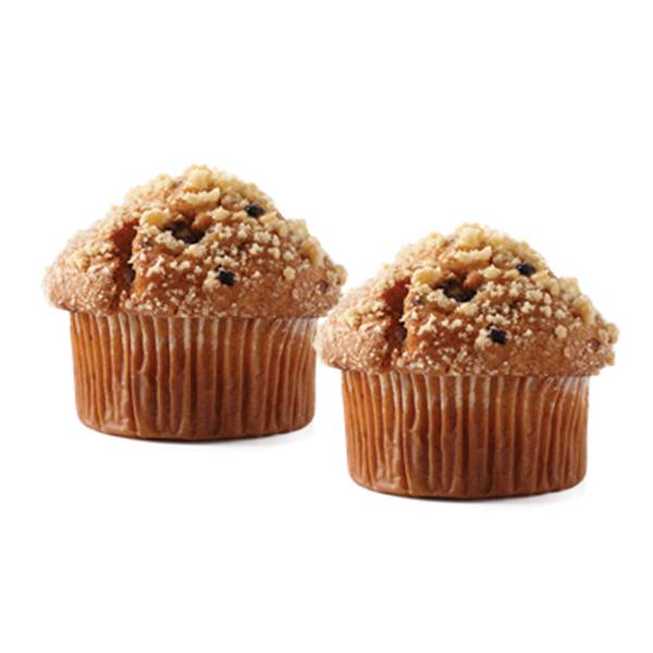 Hy-Vee Muffins, Blueberry (2 x 7 oz)