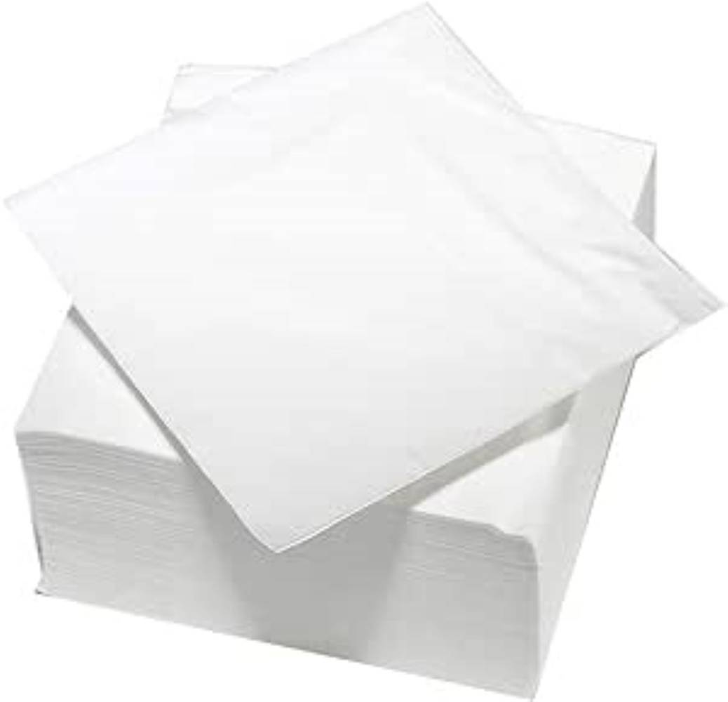 Premier Prix - Serviettes blanches 1 pli 30 x 29 cm