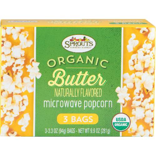 Sprouts Organic Butter Popcorn