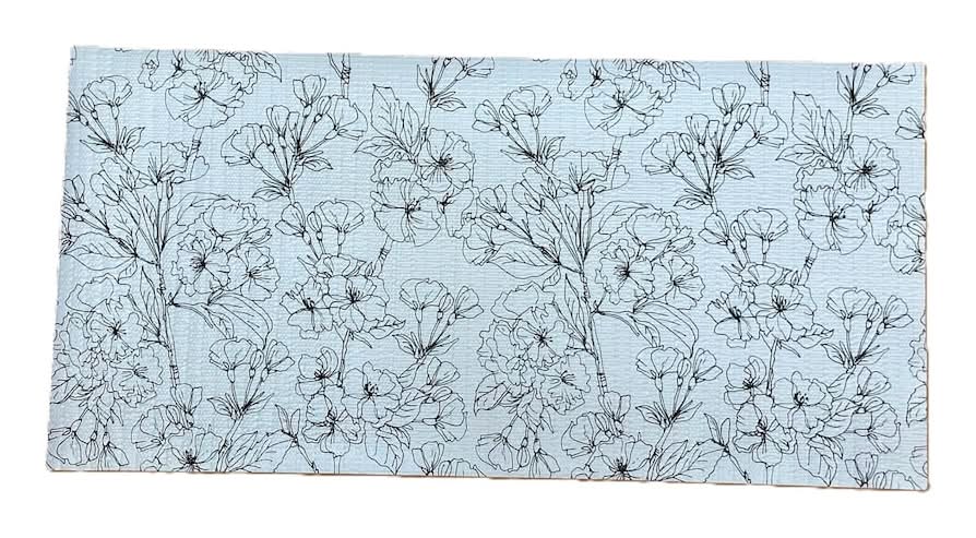 Floral Non Slip Shelf Liner
