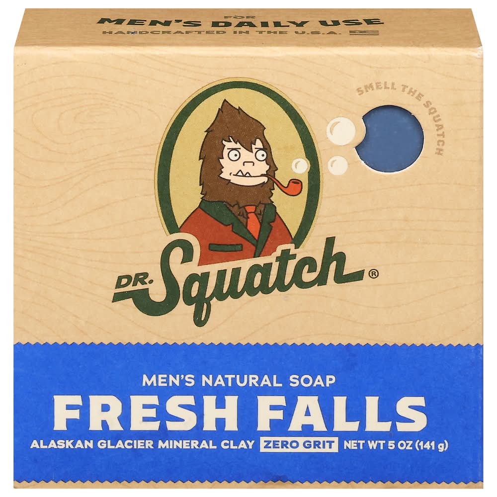 Dr. Squatch Fresh Falls Natural Soap, Men (5 oz)