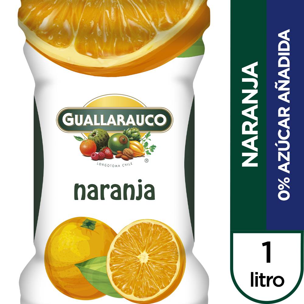 Guallarauco · Jugo 0% azúcar añadida - Naranja (1 L)