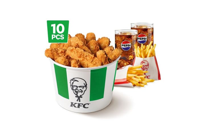 Bucket meal 10 Veggie Tenders