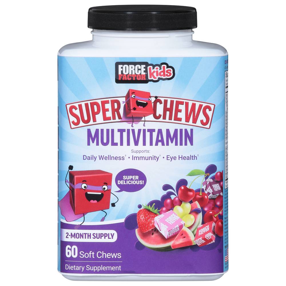 Force Factor Kids Multivitamin Soft Chews (60 ct)