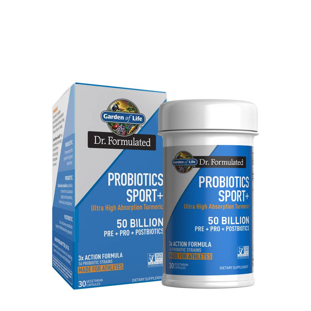 Probiotics Sport Plus Turmeric - 30 Capsules (30 Servings)