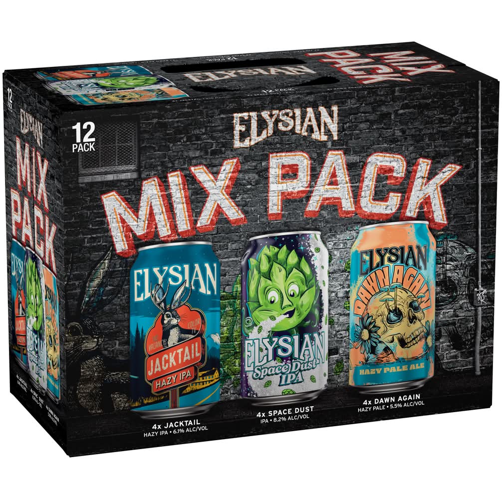 Elysian Brewing Co. Mix pack Beer (12 x 12 fl oz)
