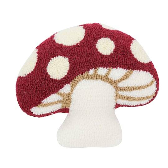 12" X 11.5" Mushroom-Shaped Throw Pillow By Ashland