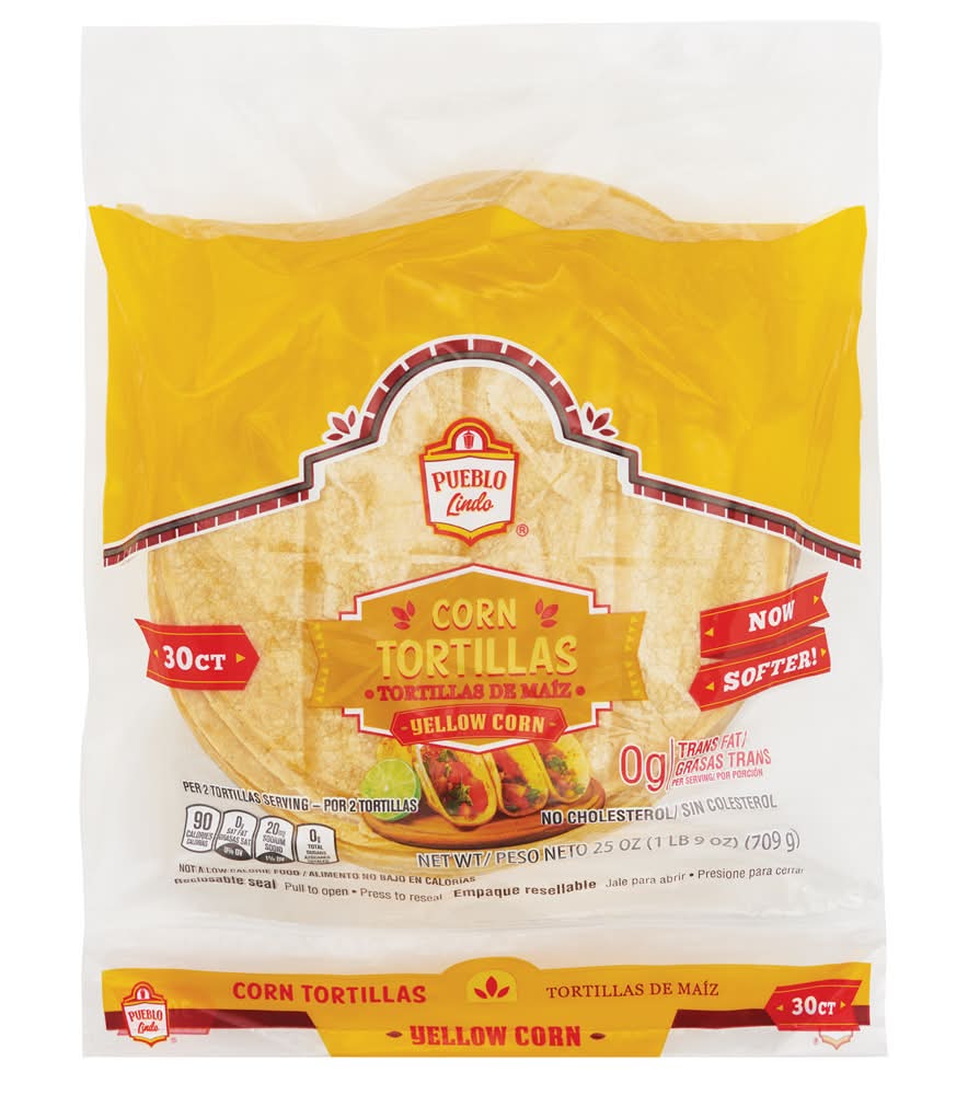 Pueblo Lindo Yellow Corn Tortillas