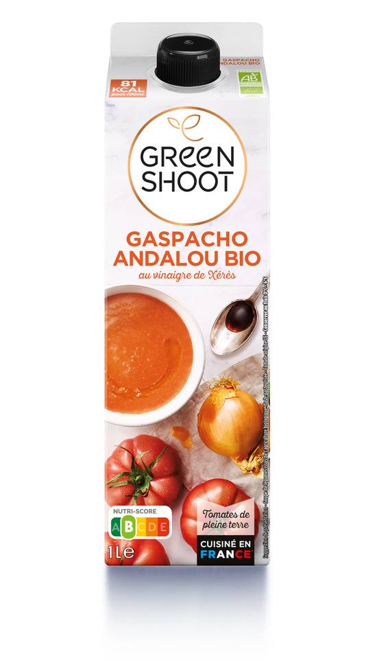 Green Shoot - Gaspacho andalou soupe bio (1 L)
